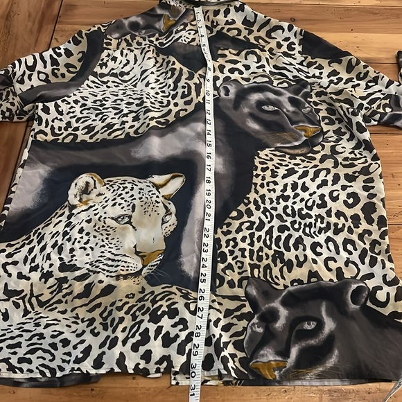Spiegel Vintage Leopard and Panther blouse size XL - Picture 11 of 15
